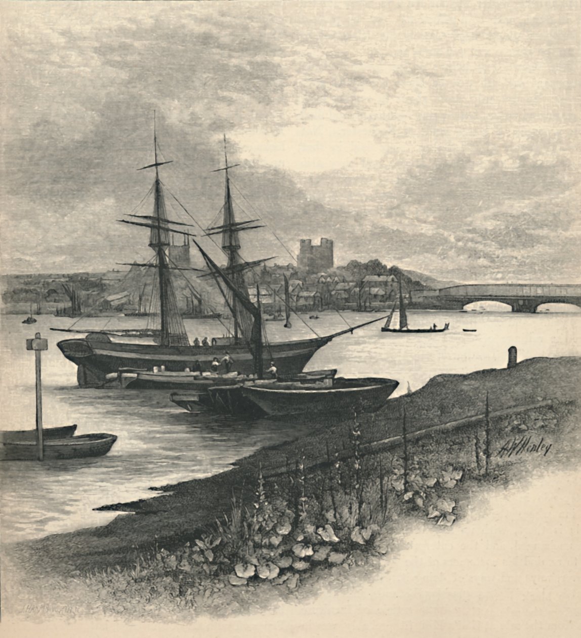 Rochester, ze Stroodu, 1886 od Unbekannt