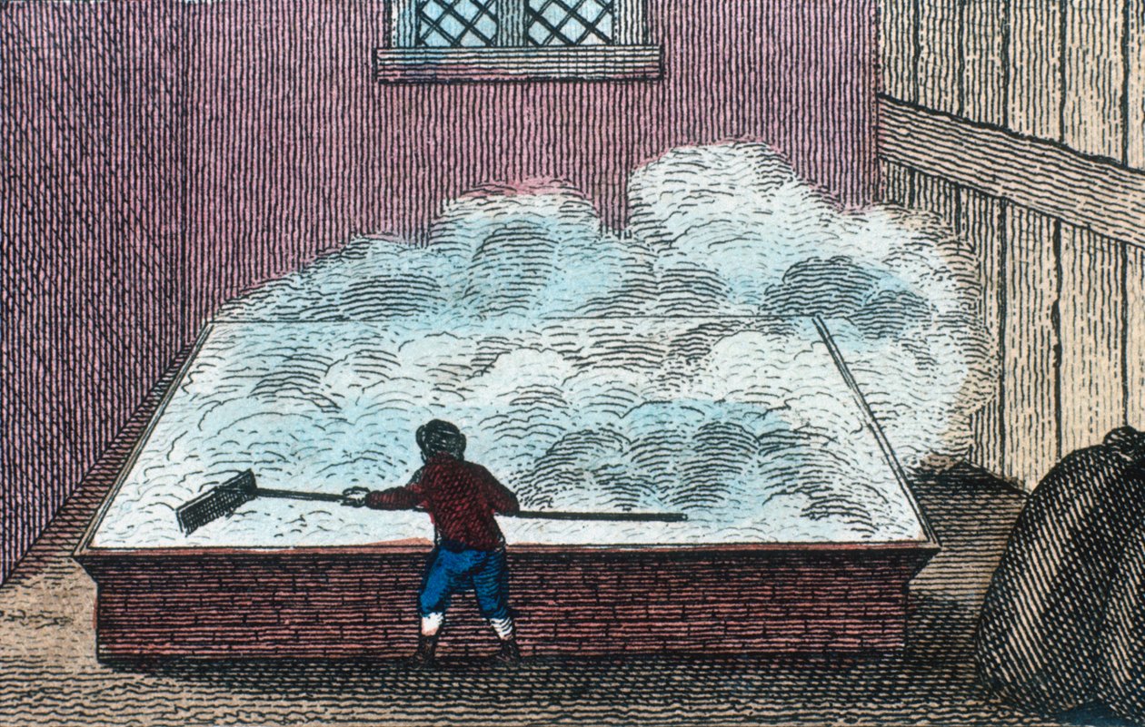Kamenná sůl: Rafinační sůl, Northwich, Cheshire, Anglie, 19. století od Unbekannt