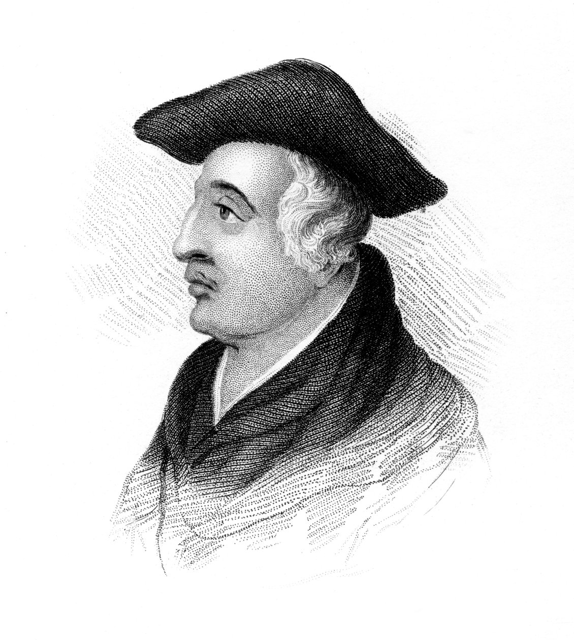 Roger Bacon, anglický františkánský mnich a filozof ze 13. století, kolem roku 1850 od Unbekannt
