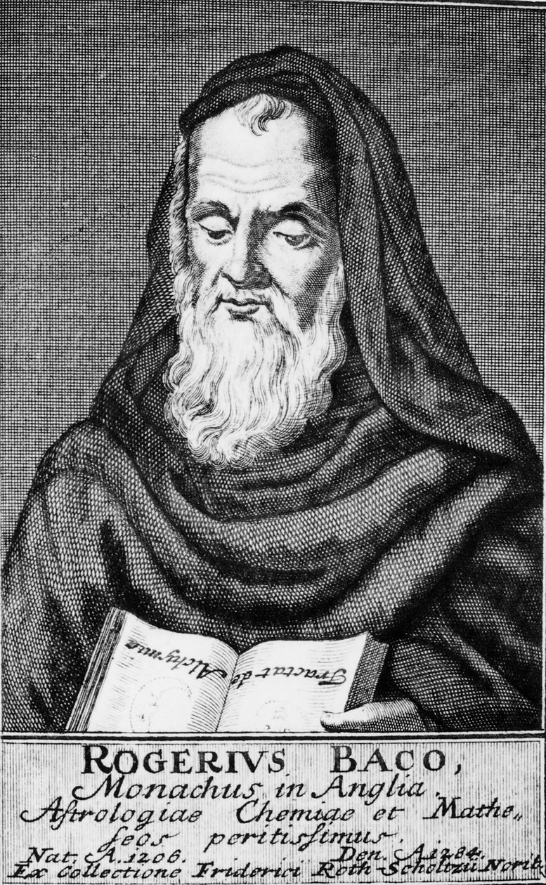 Roger Bacon , filozof a vědec, 1786 od Unbekannt