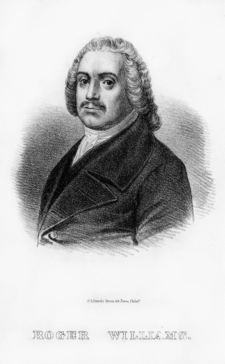 Roger Williams, anglo-americký teolog, 1854 od Unbekannt