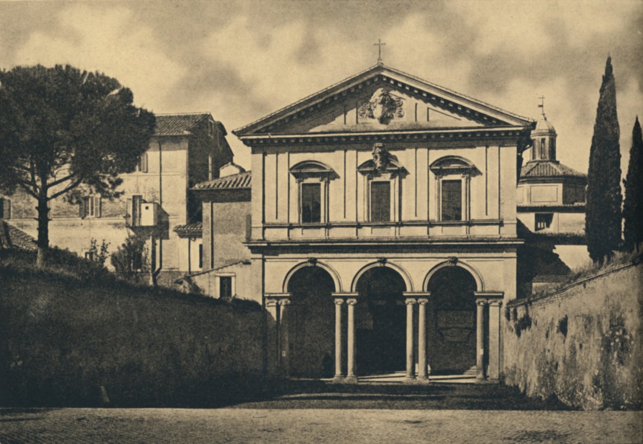 Roma - Bazilika S. Sebastiana na Appian Way, 1910 od Unbekannt