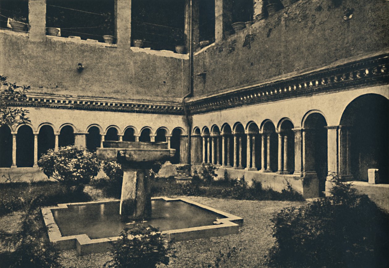 Roma - Kláštery SS. Quattro Coronati na Caelian Hill. Postaven v roce 1113, 1910 od Unbekannt