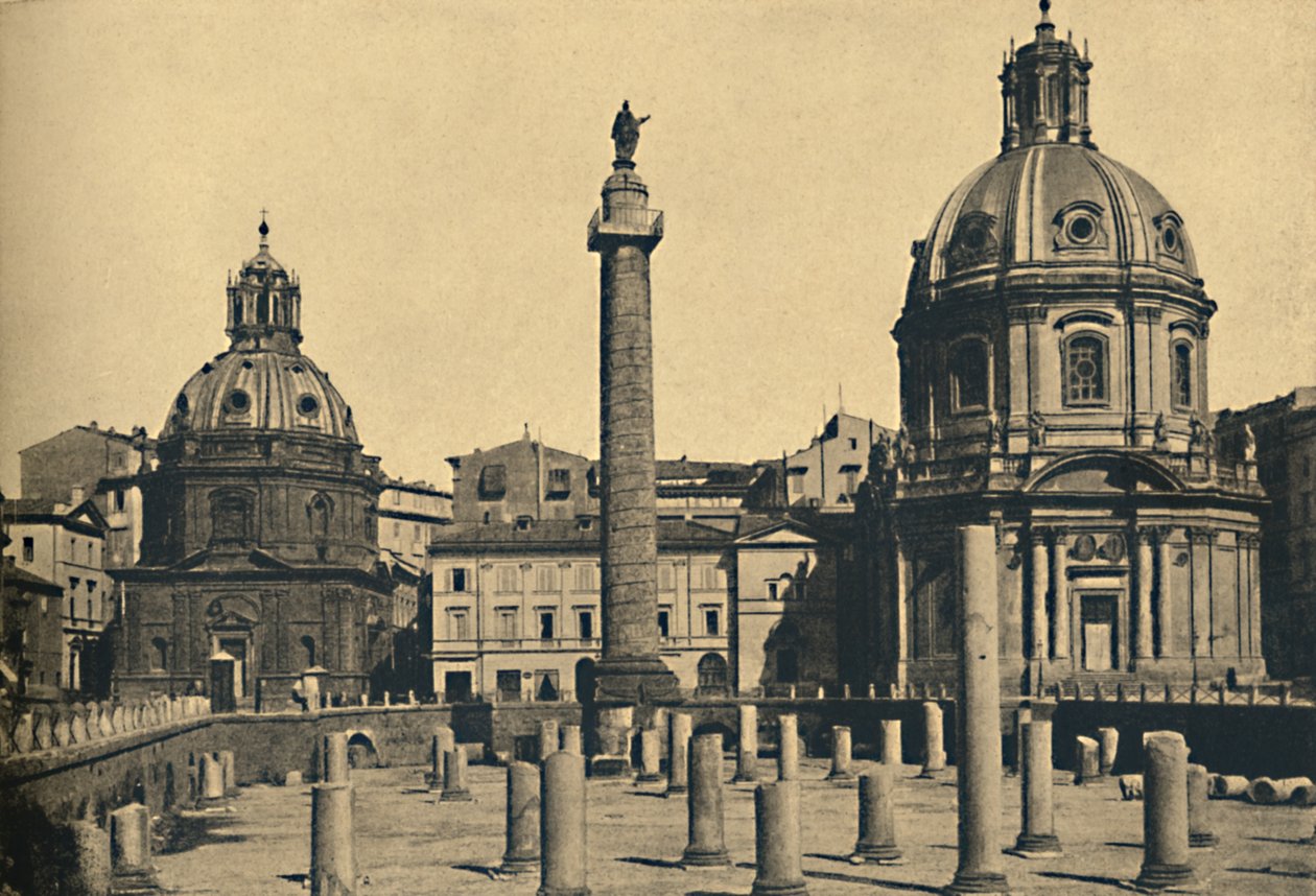 Roma - Trajánův sloup, 1910 od Unbekannt