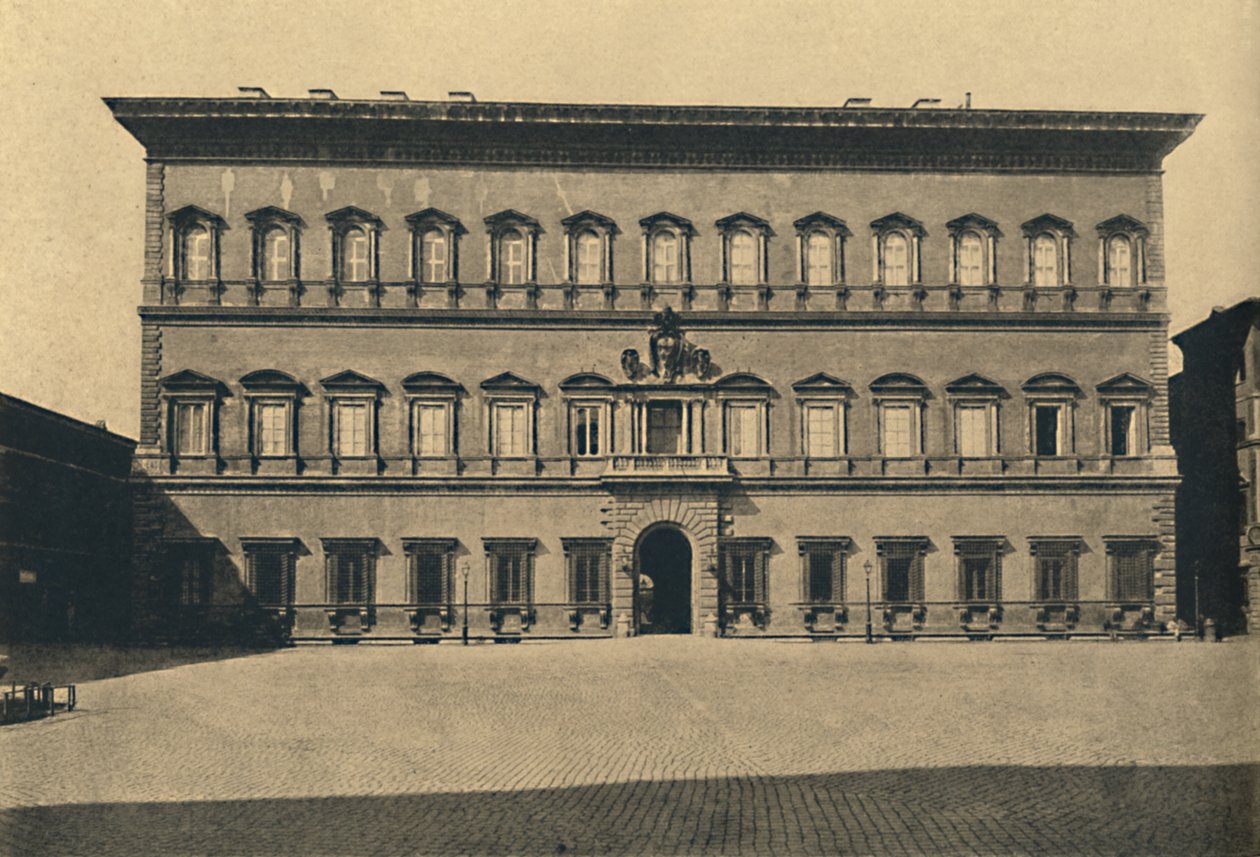 Řím - Palác Farnese, 1910 od Unbekannt