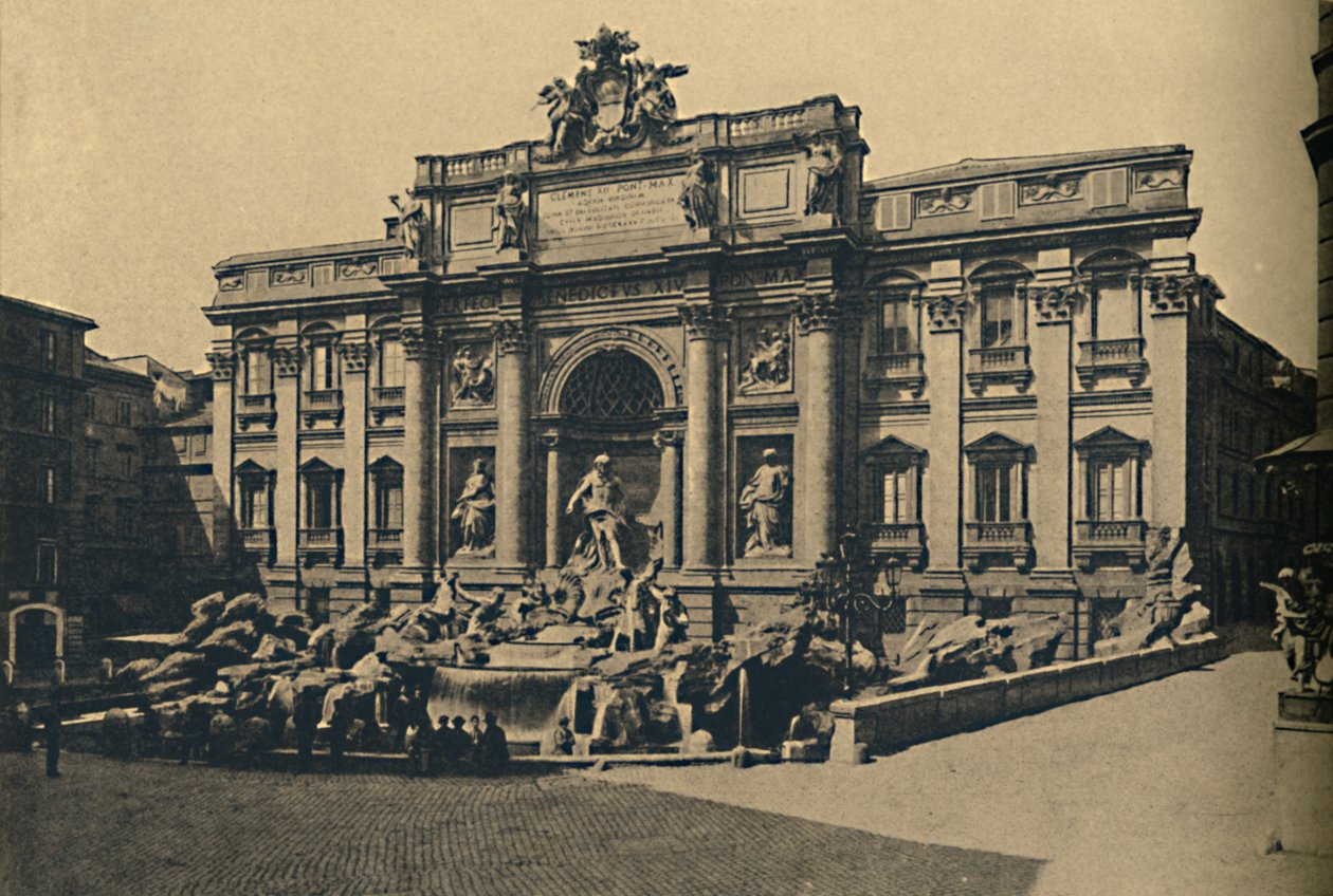 Roma - Fontána di Trevi, 1910 od Unbekannt