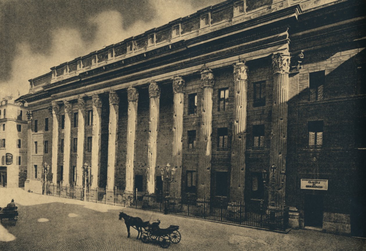 Řím - Piazza di Pietra, 1910 od Unbekannt