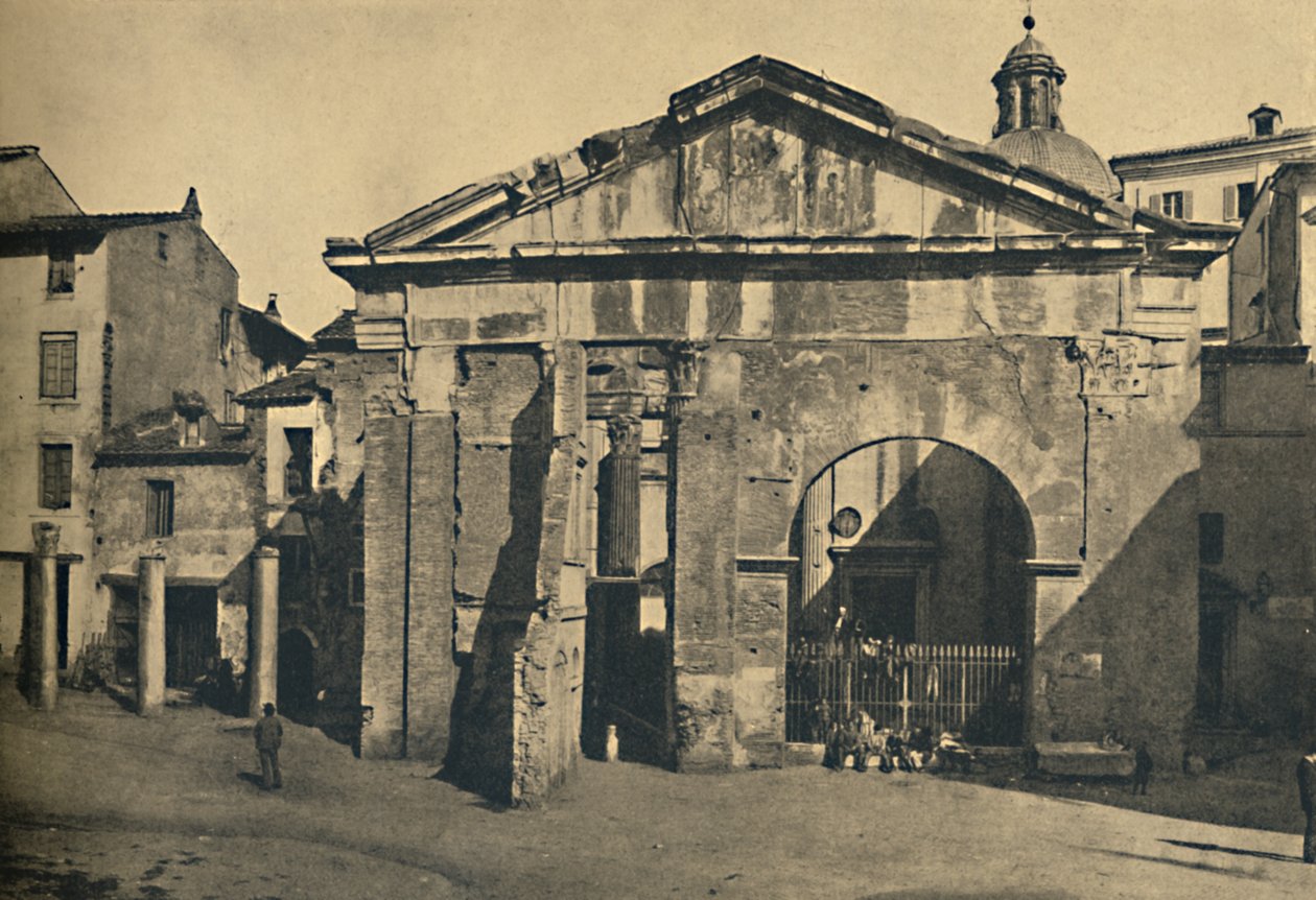 Řím - Portico of Octavia, 1910 od Unbekannt