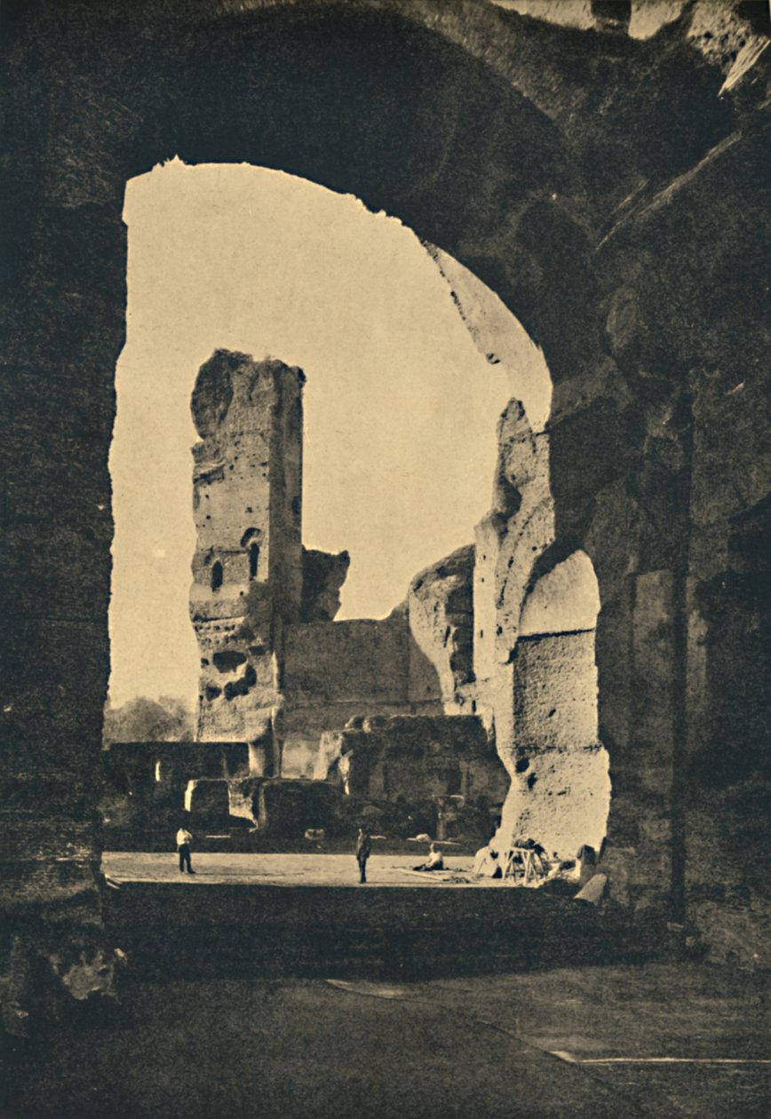 Roma - Pozůstatky lázní Caracalla na Appian Way, 1910 od Unbekannt