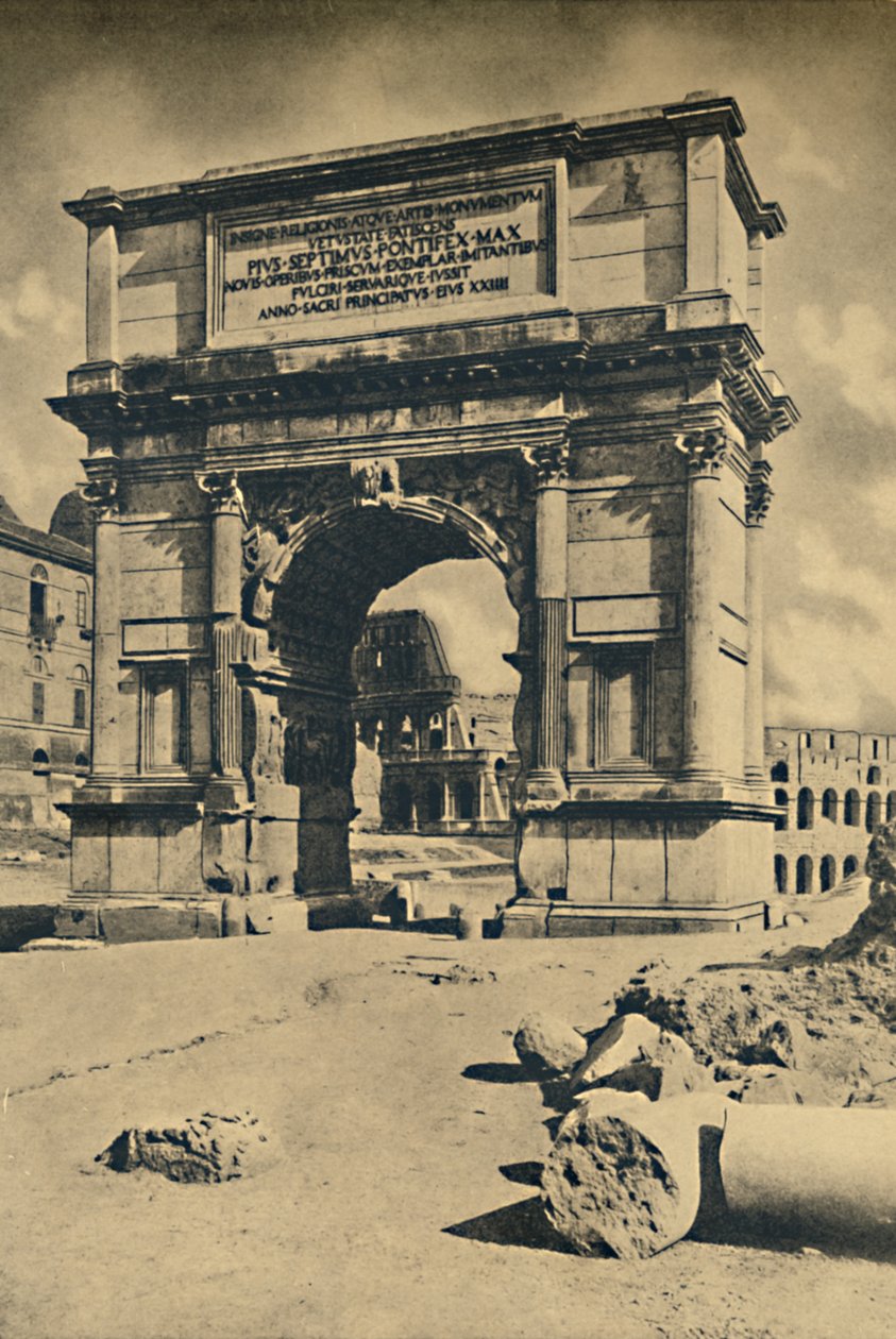 Roma – Forum Romanum – Titův oblouk, 1910. od Unbekannt