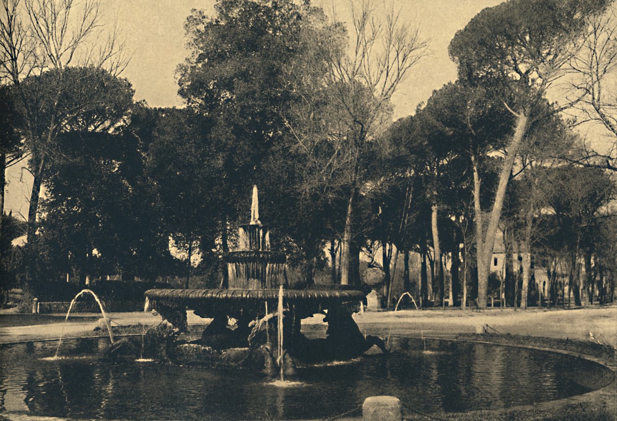 Roma - Villa Borghese - Fontána mořských koní, 1910 od Unbekannt