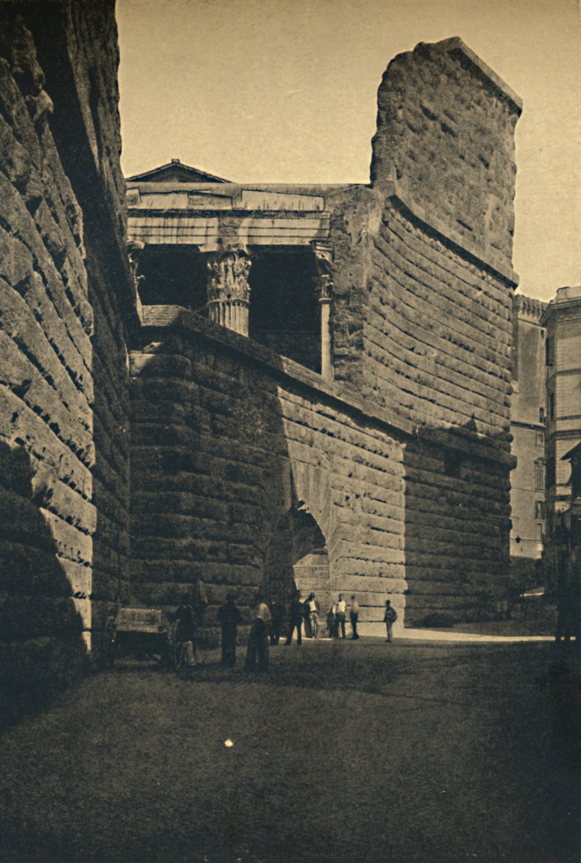 Roma - Zeď Fóra Augusta, 1910 od Unbekannt