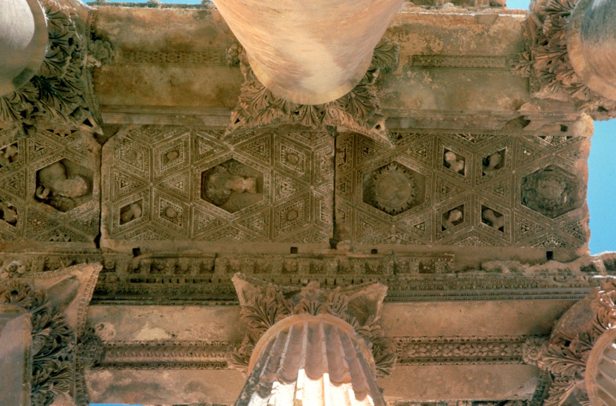 Římský chrám Bakchus, Baalbek, Libanon, 2. století našeho letopočtu od Unbekannt