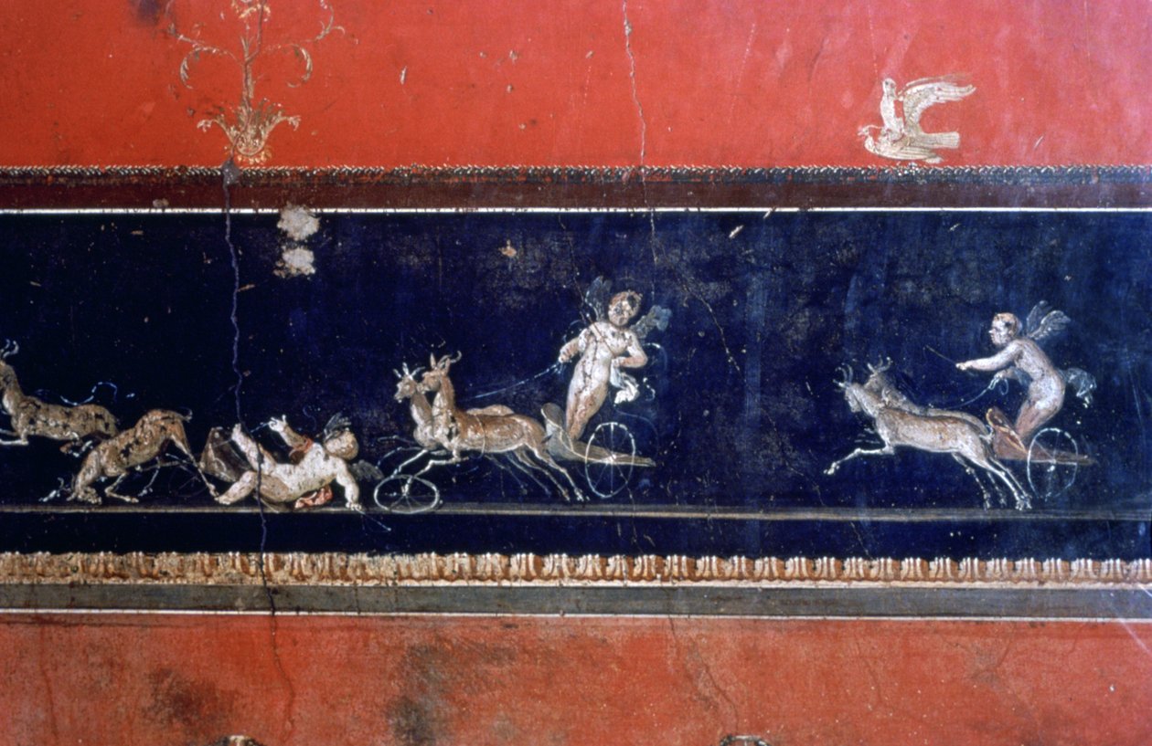 Římská nástěnná malba, Dům Vettiů, Pompeje, Itálie od Unbekannt