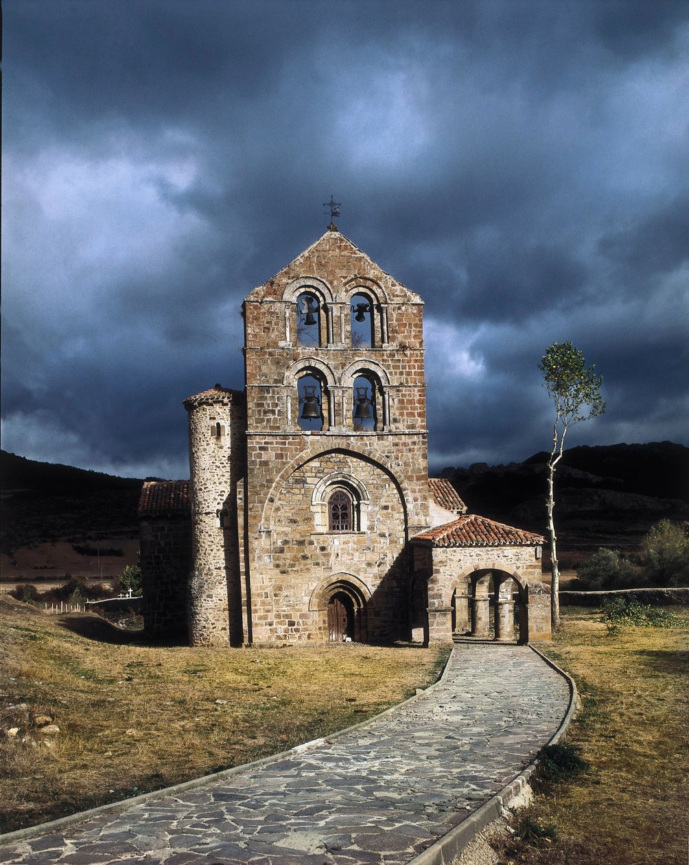 Románský kostel, San Salvador de Cantamuda od Unbekannt