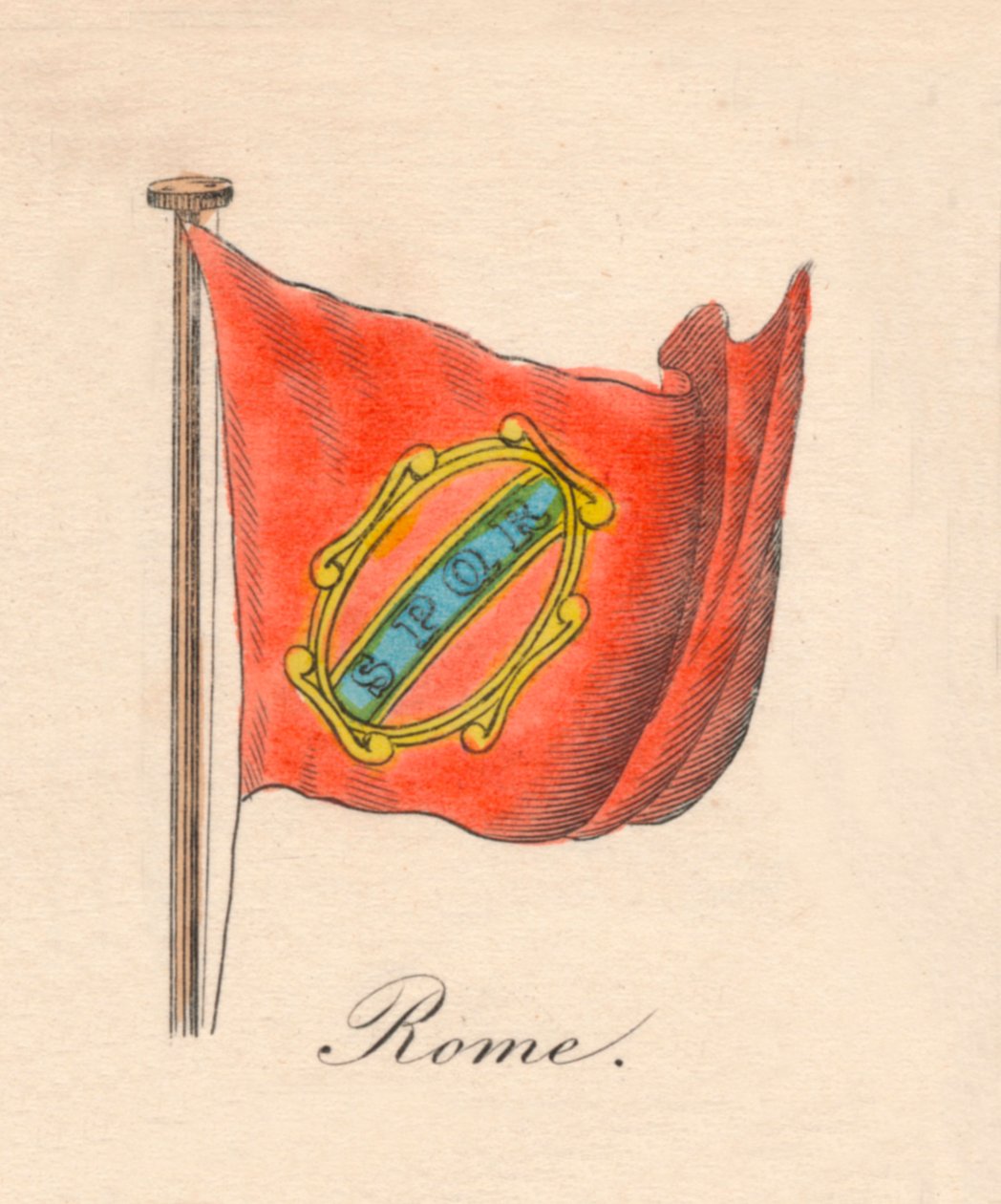 Řím, 1838 od Unbekannt