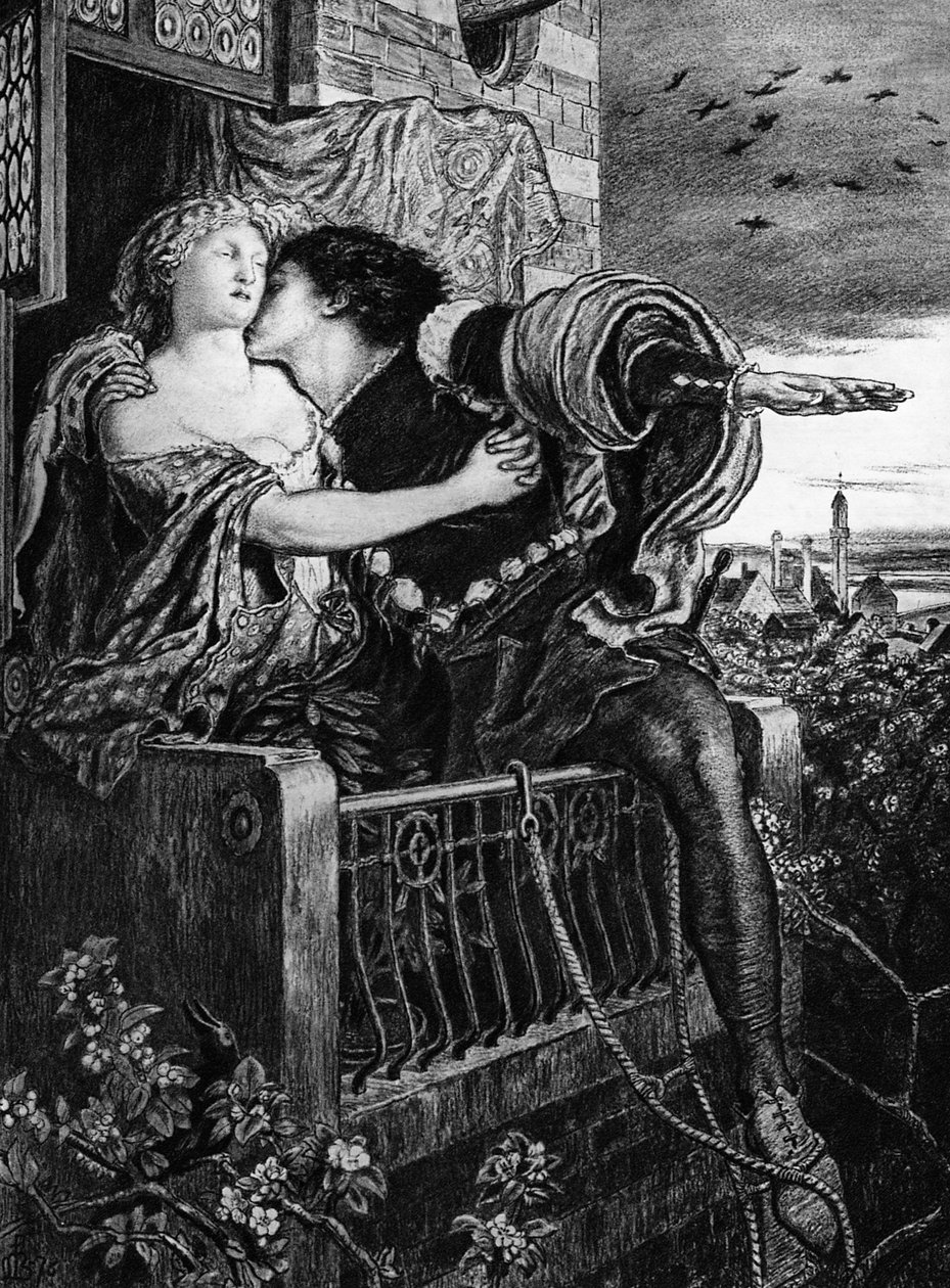 Romeo a Julie, konec 19. století od Unbekannt