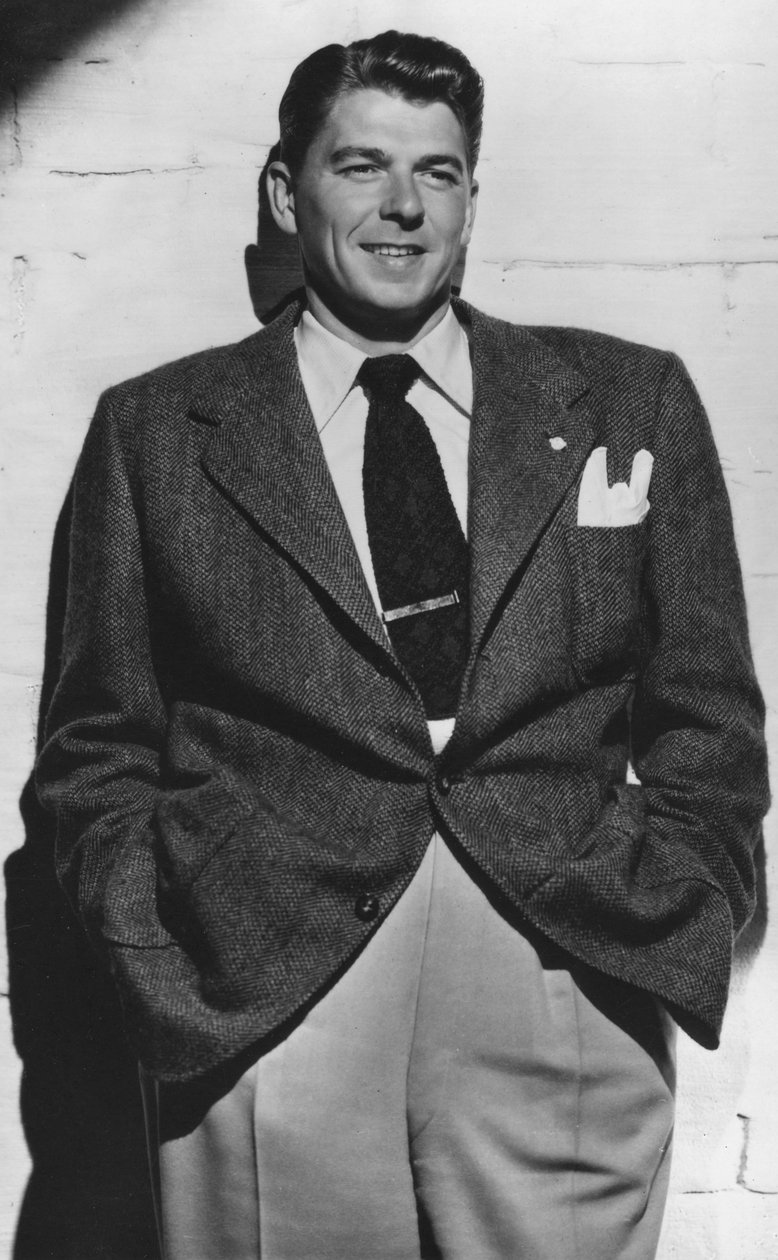 Ronald Reagan 1911-2004, 40. prezident Spojených států amerických, c1940 od Unbekannt