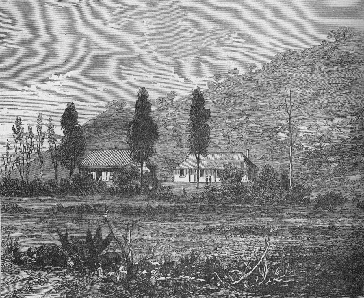 Rorkes Drift před útokem, 1879, c1880 od Unbekannt