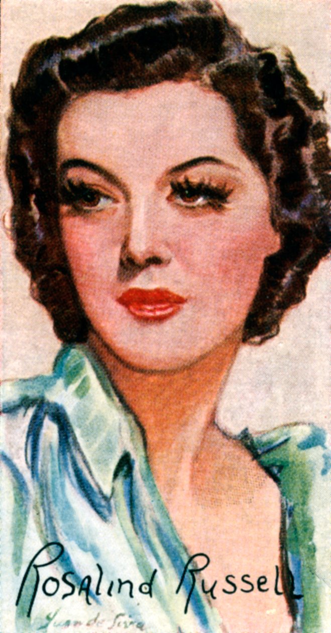 Rosalind Russell , 1907-1976, americká filmová a divadelní herečka, 20. století od Unbekannt