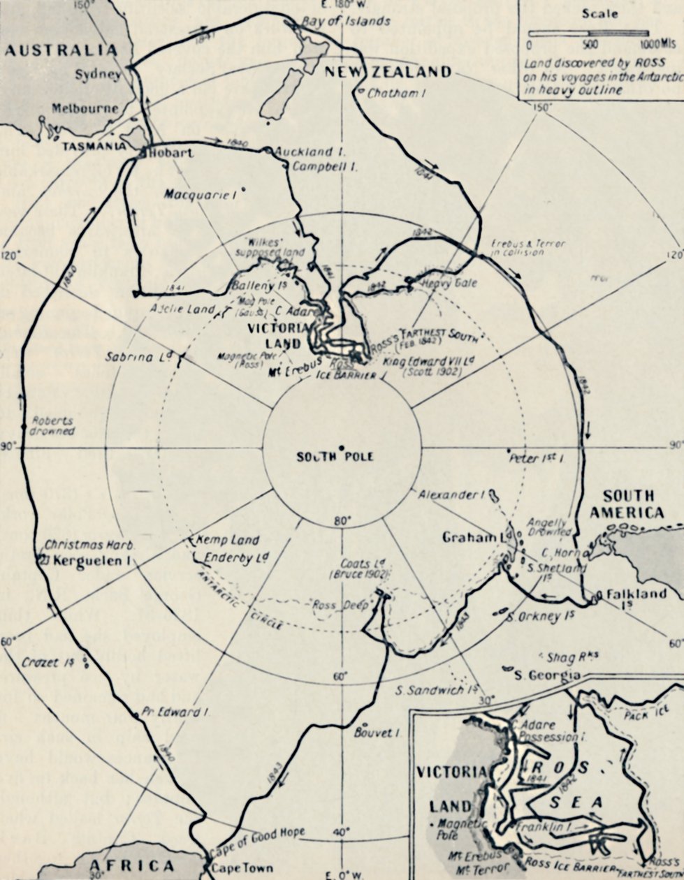 Ross Antarctic Voyage in the Erebus and the Terror, 12. listopadu 1840, 1937 od Unbekannt