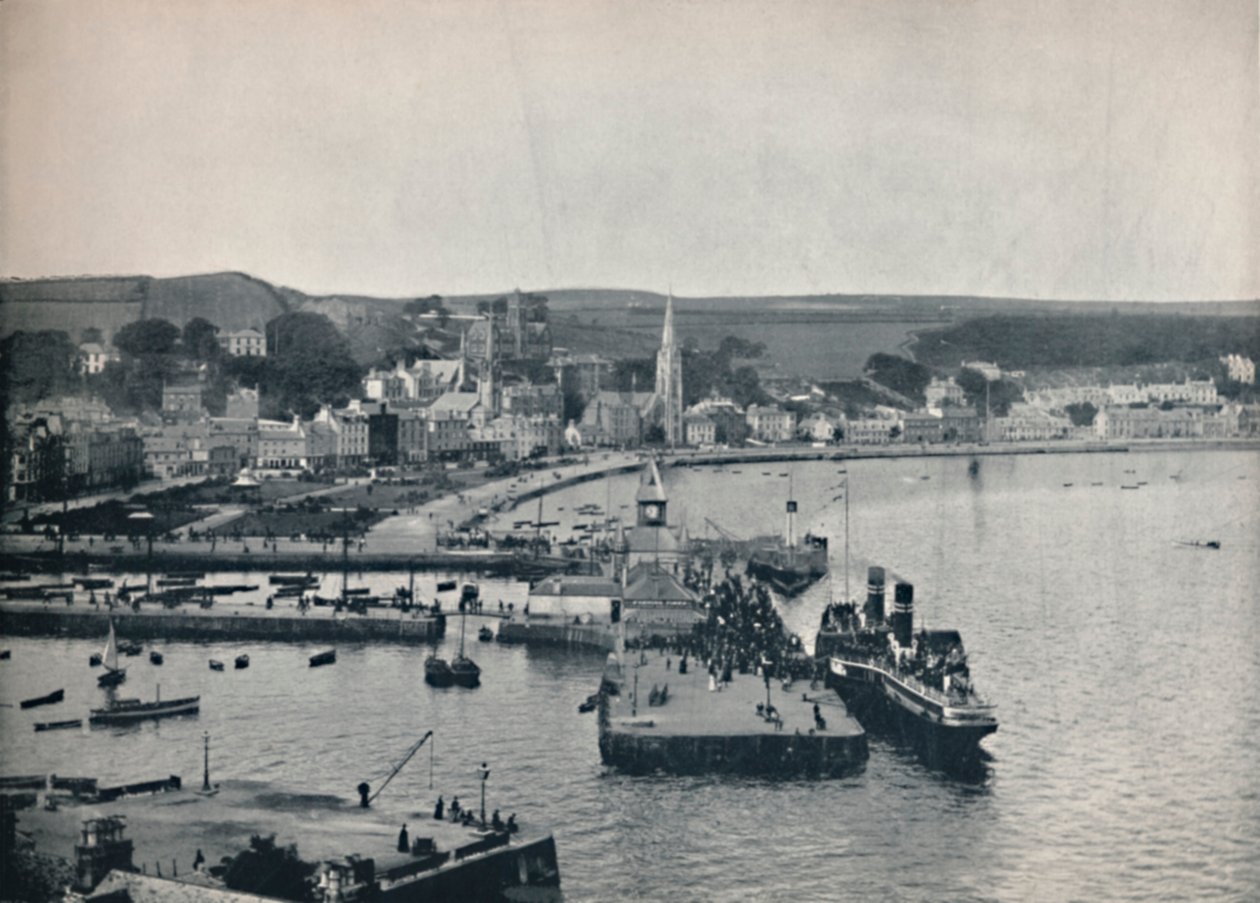 Rothesay - The Landing-Stage and Esplanade, 1895 od Unbekannt