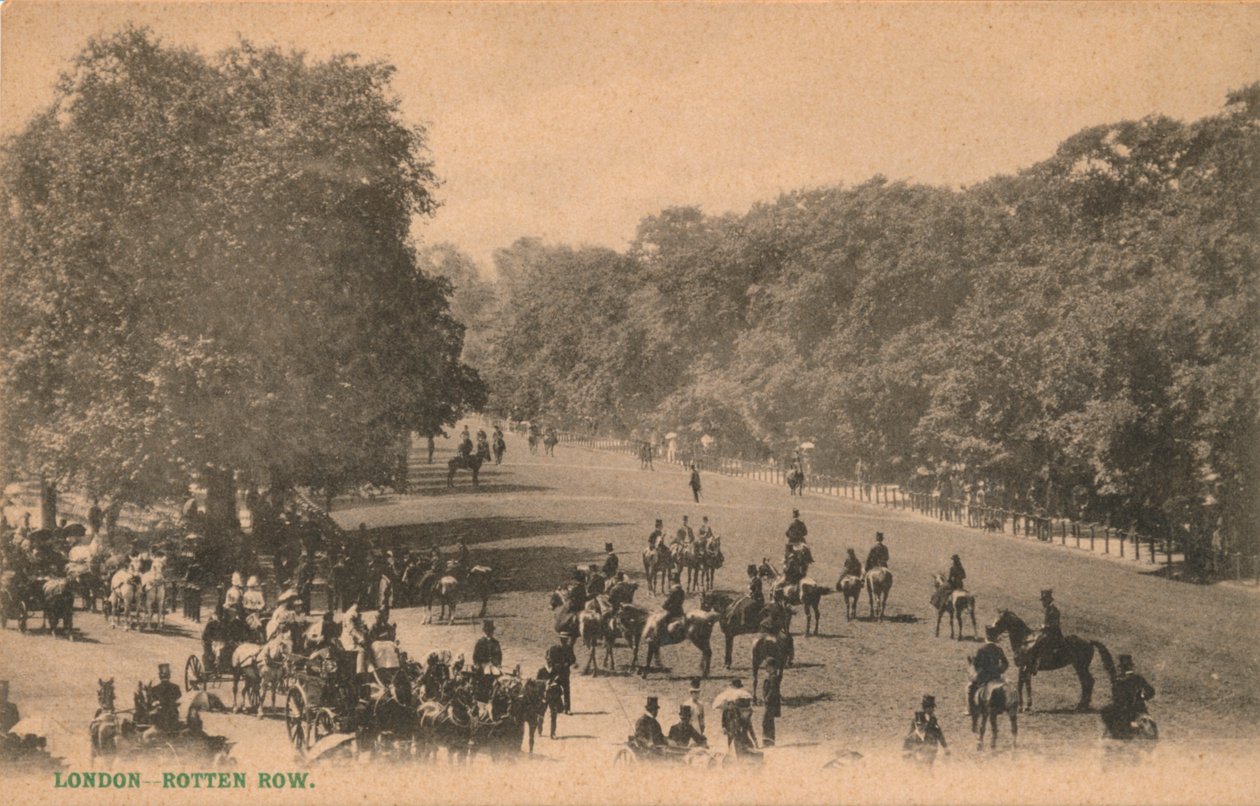 Rotten Row, Londýn, 1900 od Unbekannt