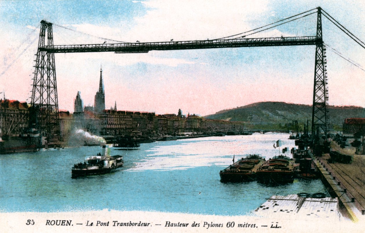 Rouen, Přepravní most, Přepravní most, 20. století od Unbekannt