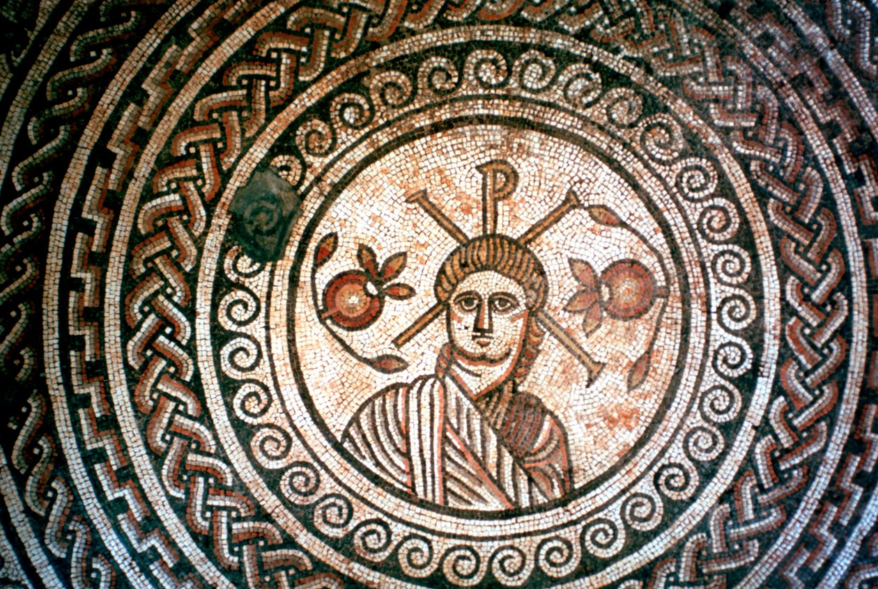 Rondel z římské vily, St Mary, Dorset, 4. století našeho letopočtu od Unbekannt