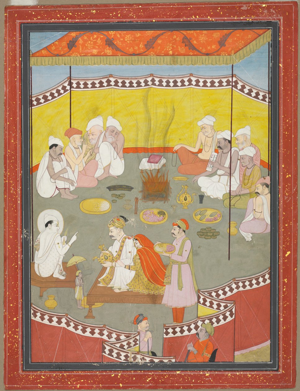 Royal Couple Distribution Meals, 1700s. od Unbekannt