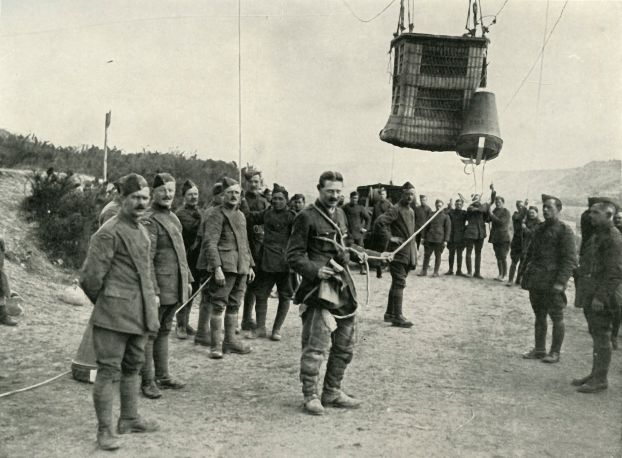 Balóny královského polního dělostřelectva byly očima našich zbraní ve Francii, 1919. od Unbekannt