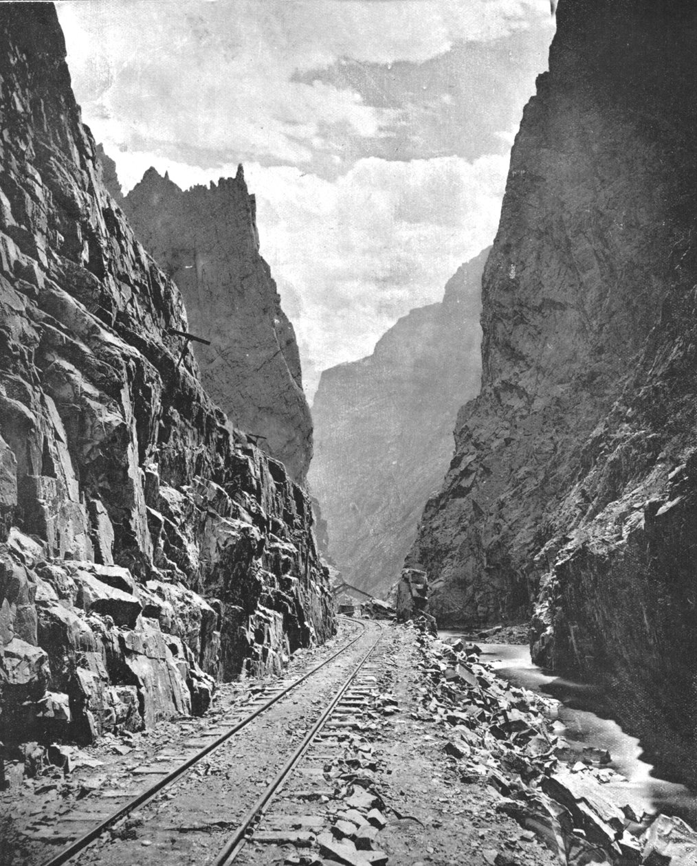 Royal Gorge of the Arkansas River, Colorado, USA, c1900. od Unbekannt