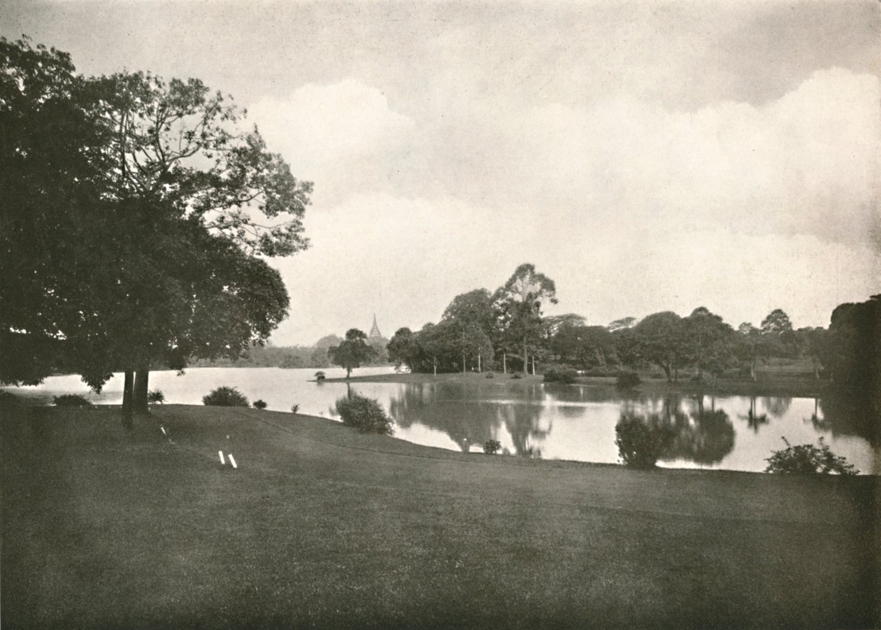 Royal Lakes, Rangún, 1900. od Unbekannt