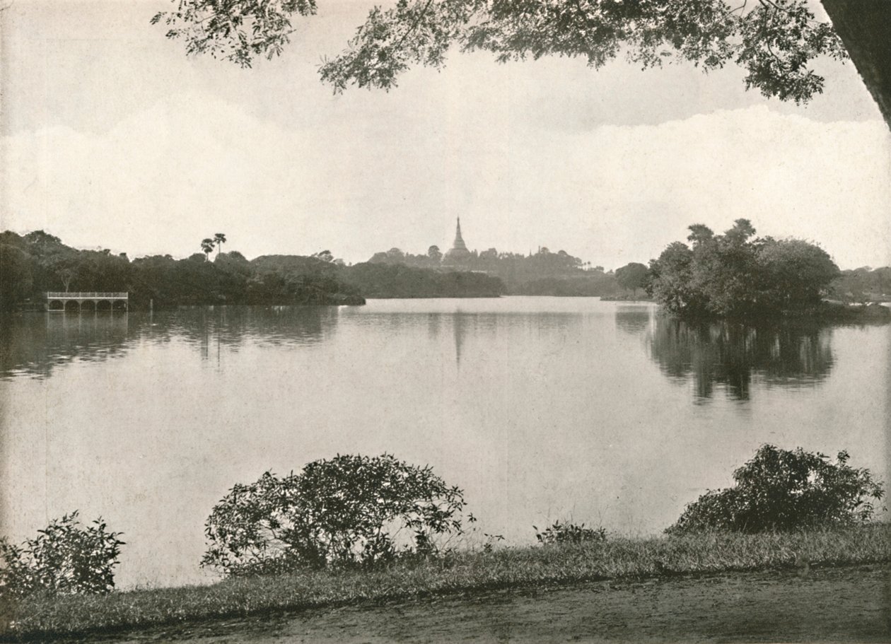 Royal Lakes, Rangún, 1900. od Unbekannt