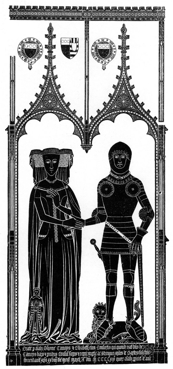 Tření středověké ryté mosazi, c1421 1901 od Unbekannt
