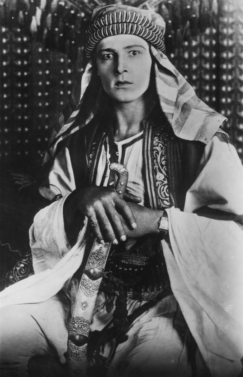 Rudolph Valentino 1895-1926 v The Sheikh, 1921 od Unbekannt