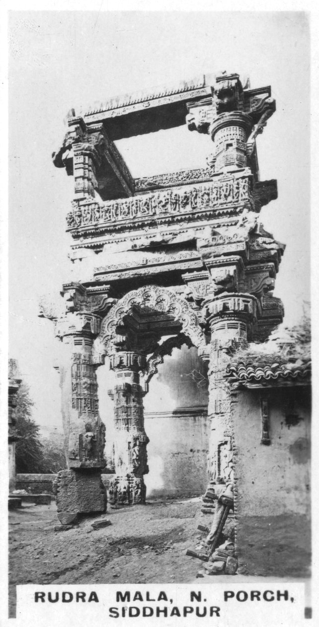 Rudra Mala, severní veranda, Siddhapur, Indie, c1925 od Unbekannt