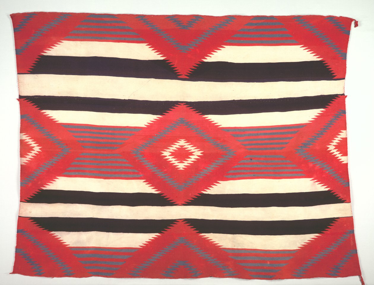 Koberec ve stylu vrchní deky třetí fáze, Germantown Weaving, c. 1890-1910. od Unbekannt