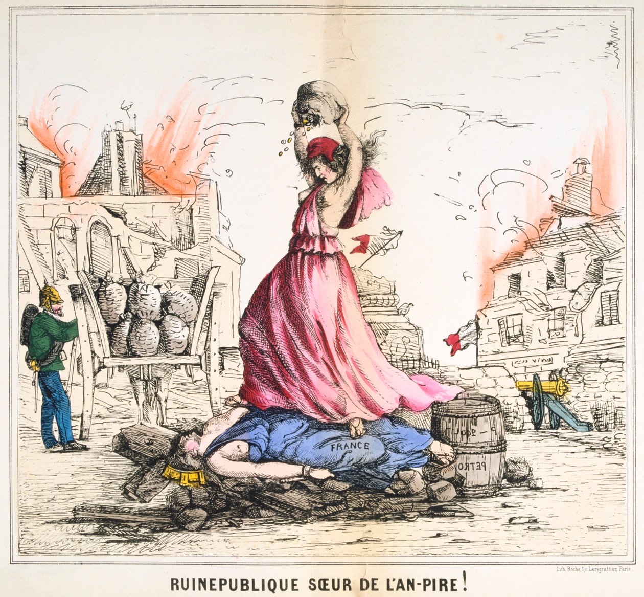Ruinepublique Sestra An-Pire!, 1871. od Unbekannt