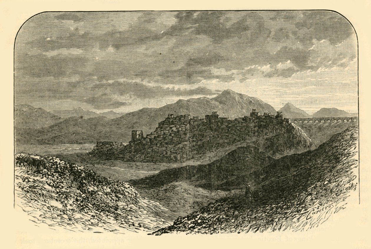 Ruiny Théb, 1890. od Unbekannt
