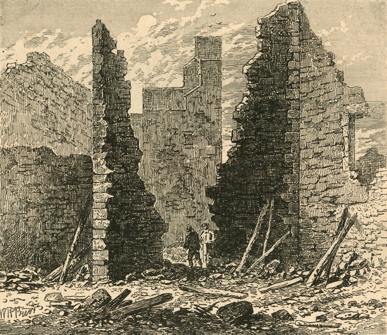 Ruiny Barbican na Ludgate Hill, 1792, 1897. od Unbekannt