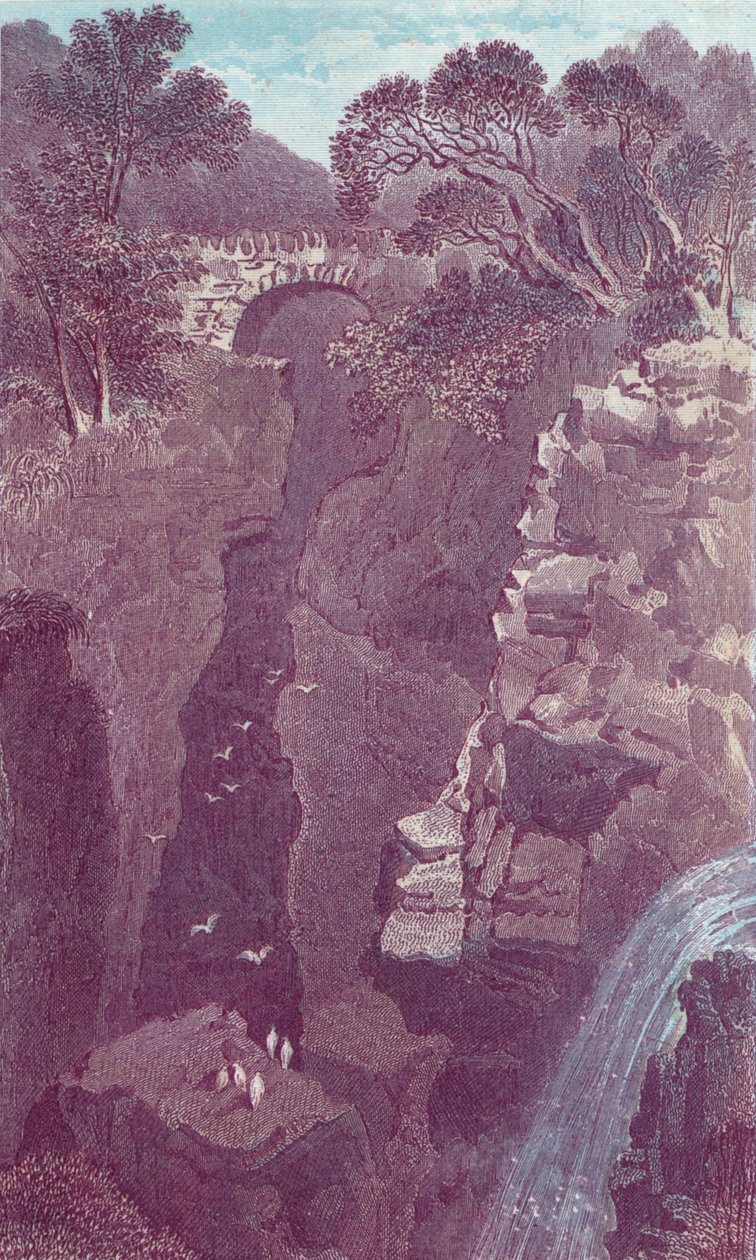 Drnčící most. Dunkeld, 19. století od Unbekannt