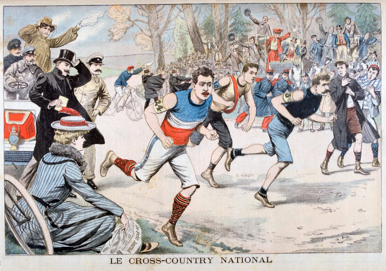 Běh, The National Cross Country, Paříž, 1903 od Unbekannt