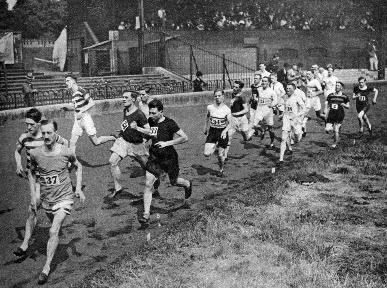 Běh půl míle na sportovním dni státní služby, Stamford Bridge, Londýn, 1926-1927 od Unbekannt