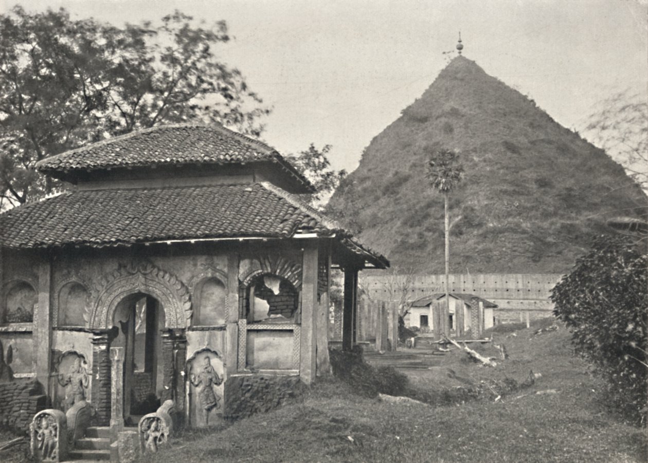 Ruwanweli Dagoba v Anuradhapura. Východní strana, 1926 od Unbekannt