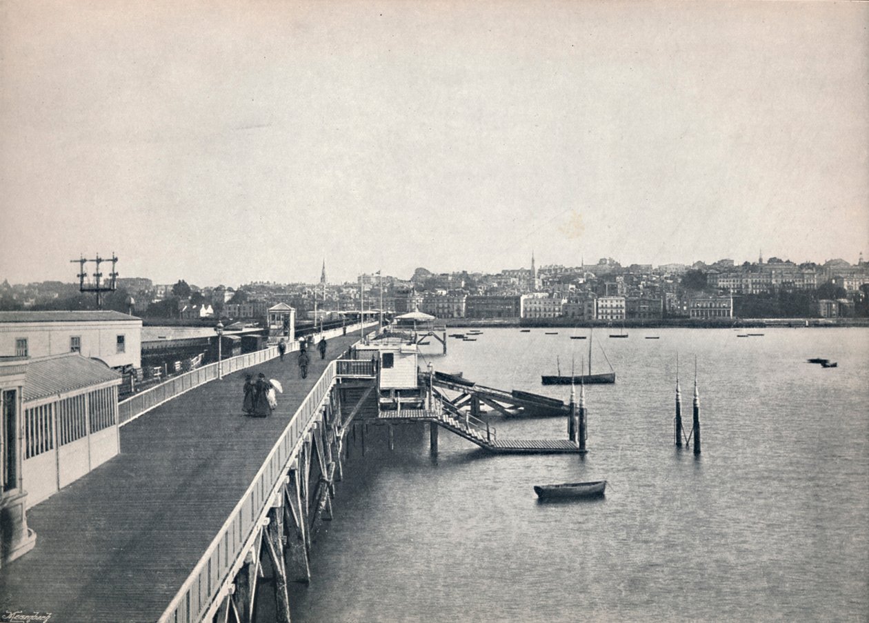 Ryde - Pohled z mola, 1895 od Unbekannt