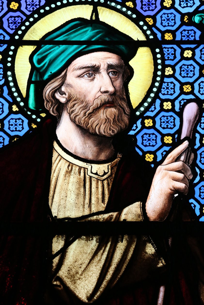 Kostel Nejsvětějšího srdce. Vitráž. Jesse, 20160604, Moulins, Francie od Unbekannt