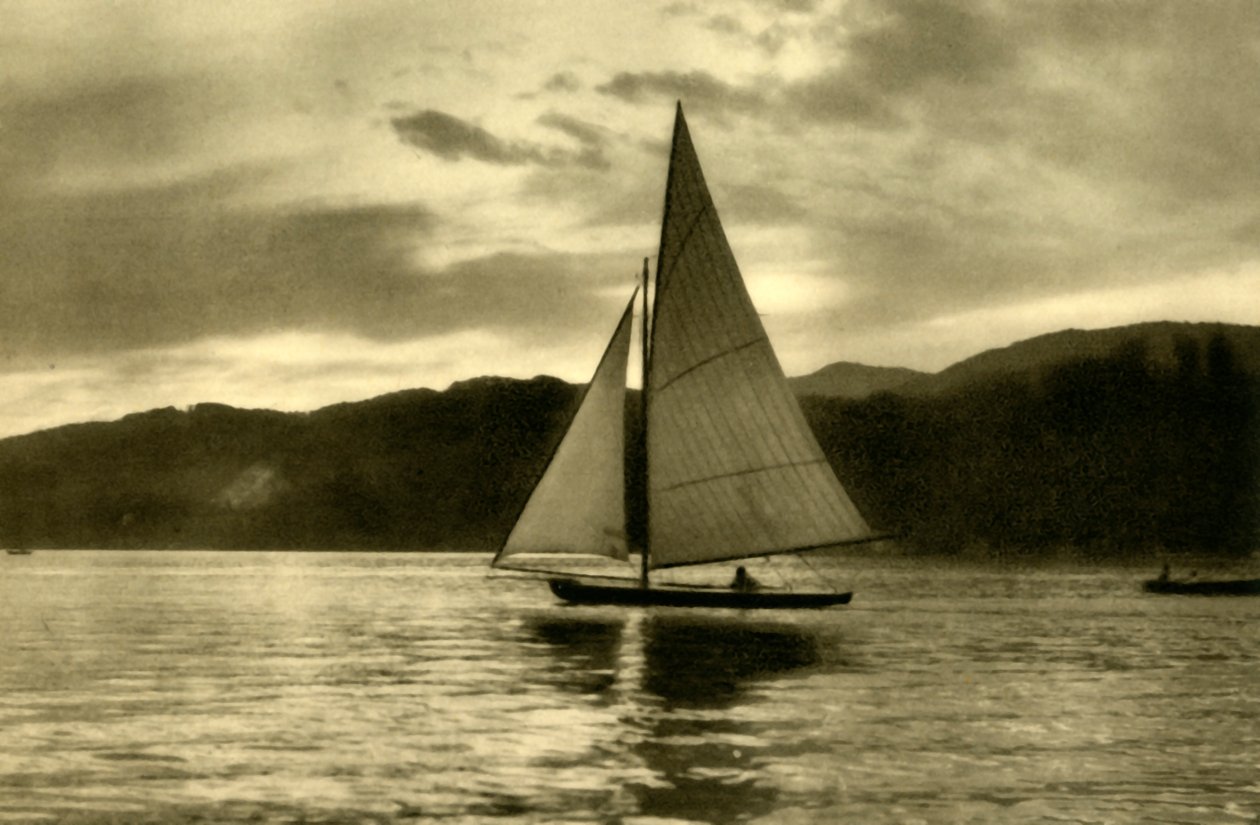 Plavba po Wörthersee, Korutany, Rakousko, c1935. od Unbekannt