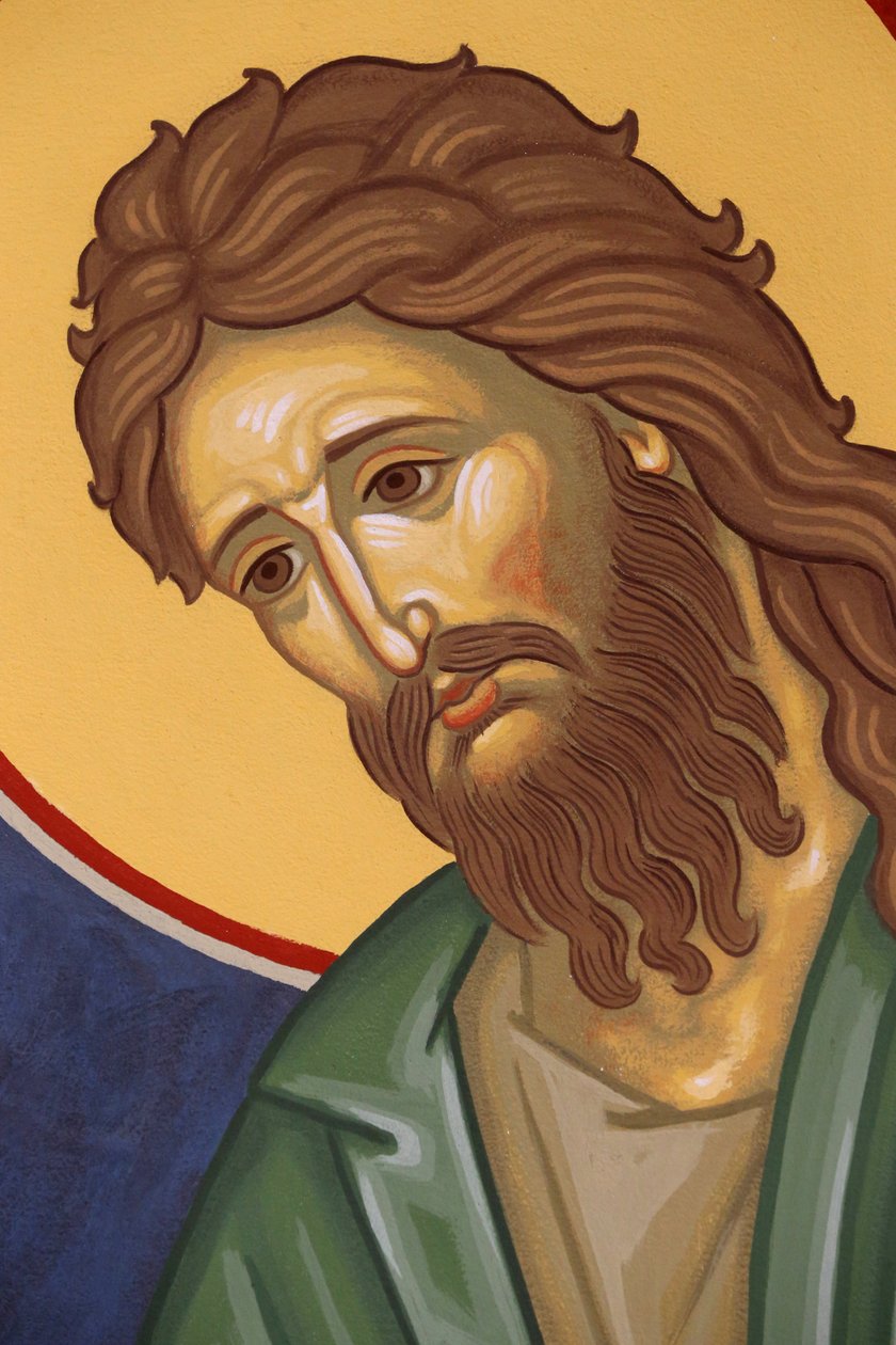 Pravoslavný klášter Saint-Antoine-le-Grand. Ikona Jana Křtitele. , Saint-Laurent-en-Royans, Francie od Unbekannt