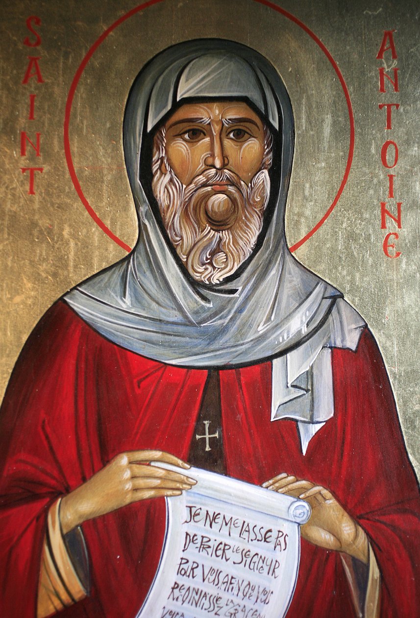 Svatý Antonín. Ortodoxní kostel Saint-Antoine-le-Grand Saint-Laurent-en-Royans Francie od Unbekannt